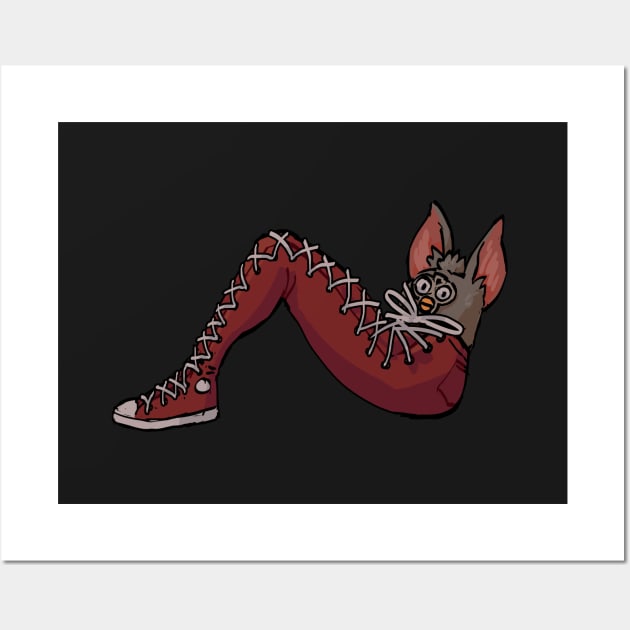 well known shoe brand long furby 2 Wall Art by Netoey